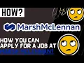 How to apply for jobs in Marsh McLennan JOBS in Marsh McLennan Marsh McLennan careers