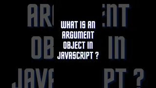 What Is The Argument Object In Javascript Frontend Javascript Interview Questions