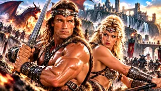 Arnold Schwarzenegger & Brigitte Nielsen | Hollywood Sword Fighting Action Movie |Free English Movie