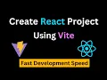 How To Create React App Using Vite Create React Project with Vite How To Create React Project