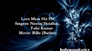 Download Love Mera Hit Hit [English Translation] Lyrics MP3