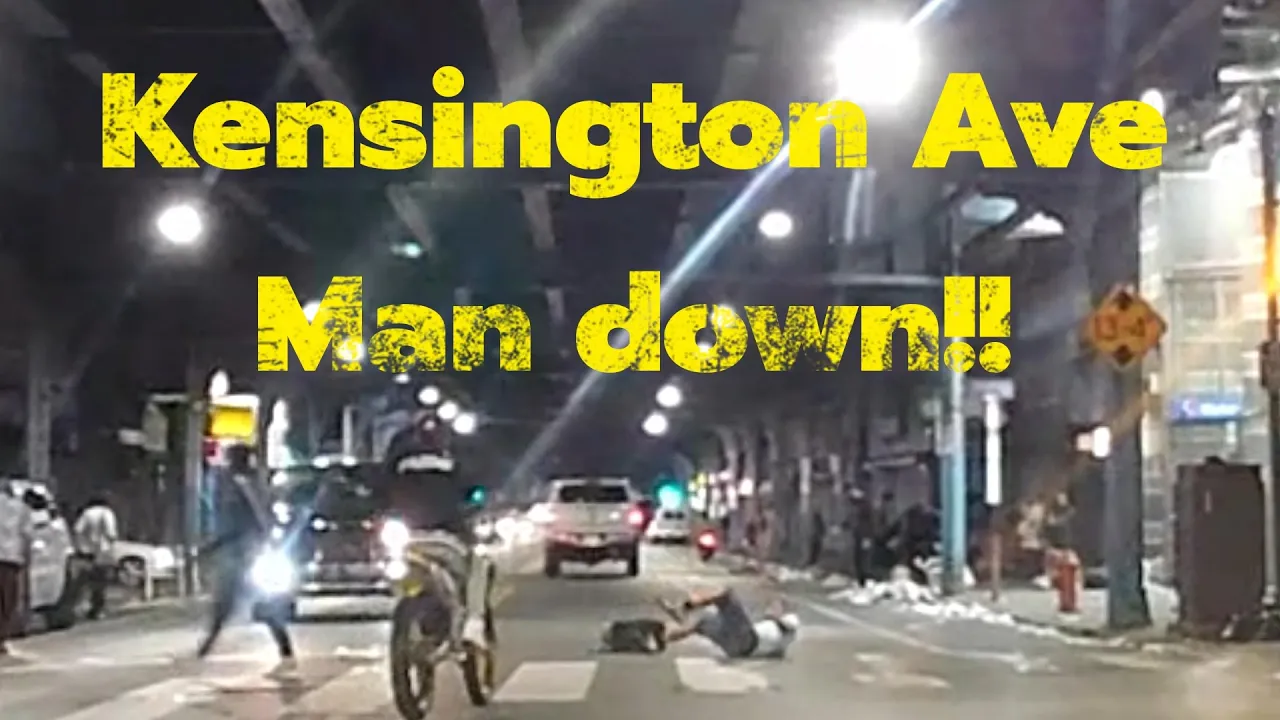 Driving Philadelphia Streets FPV - Caught on Camera Kensington Ave Night Time