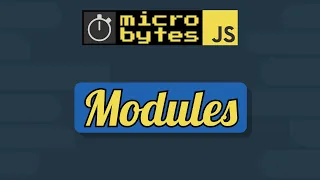 JavaScript Modules In 90 Seconds
