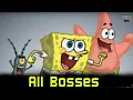 SpongeBob Squarepants Creature from the Krusty Krab - All Bosses no damage