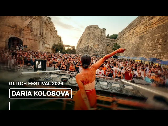 Daria Kolosova at Glitch Festival, Valletta 2026 artwork