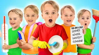 बच्चे ज़िम्मेदारी और अच्छी आदतें सीखते हैं