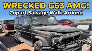 Wrecked G63 AMG Roush Stage 3 Mustang More Copart Salvage Walk Around
