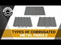 Types of Corrugated Metal Roofing Siding Wall Panels Which Is The Best Exposed Fastener Panel