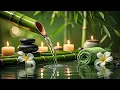 Relaxing Music for Healing + Bamboo Water Sounds 🌿 Relieves depression and tension & Nature Sounds