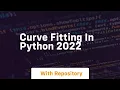 Curve fitting in python 2022