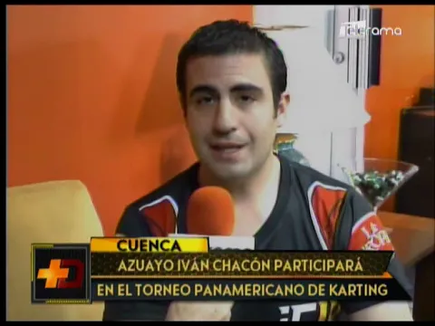 Azuayo Iván Chacón participará en el torneo Panamericano de Karting