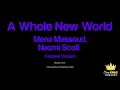 Mena Massoud, Naomi Scott  - A Whole New World (Karaoke Version)