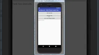 android thread message looper handler exanple