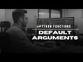Python Functions Default Arguments Explained Tamil Techknoowlogy ep - 17