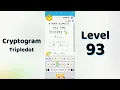 Cryptogram Tripledo Level 93 Solutions Logic Puzzle Game Mini Boss