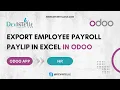 How To Export Employee Payroll Paylip in Excel