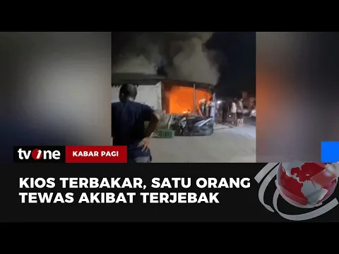 Kios Terbakar, Pedagang Ayam Goreng Tewas