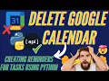 Google Calendar API Create Reminders with Python