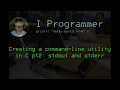 How to Write a Command Line Utility in C stdout and stderr C Programming