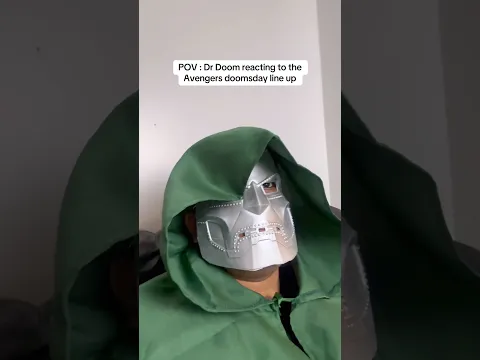 Dr Doom reacting to the Avengers doomsday Line up #zdotss #avengers #doomsday #viral #comedy #skit