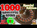 1000 Real Roulette Spins - Special Edition Data for Strategy Testing and Analysis
