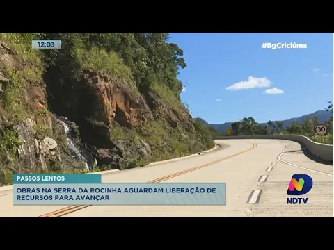 Obras na Serra da Rocinha seguem paralisadas até a liberação de recursos