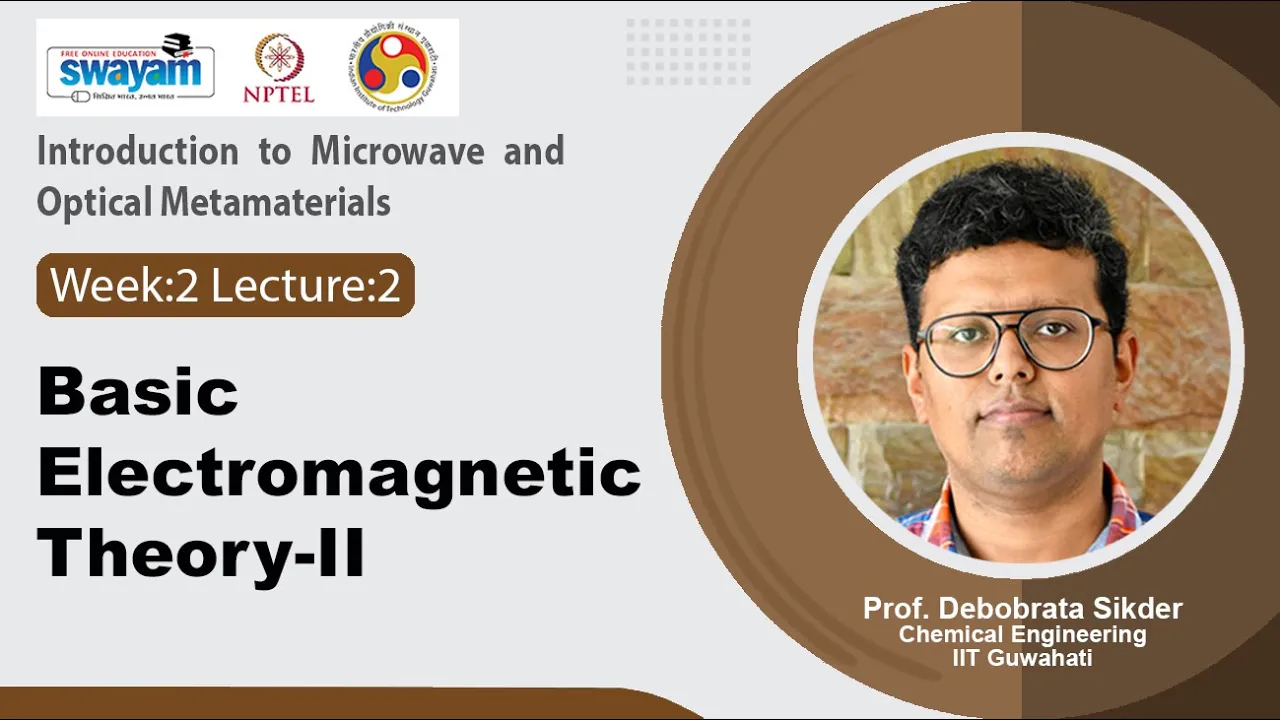 Lec 7: Basic Electromagnetic Theory-II