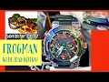 A Frogman that looks Like a Toad ALL NEW Borneo Frogman GWF-A1000BRT-1 G-Shock RAINBOW Watch REVIEW