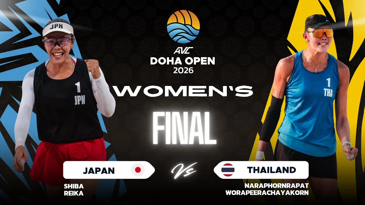 2026 AVC Beach Tour 2nd Doha Open Day4: 13 October (Center Court) - Gold Women