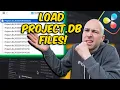 How to RESTORE LOAD READ a PROJECT DB File in DaVinci Resolve 18