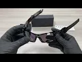 Oakley Oil-Rig OO9081 03-460 Polished Black-Warm Gray Sunglasses