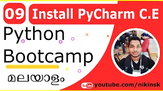09 Install PyCharm C E Python Malayalam Bootcamp