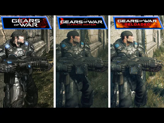 Gears of War | Original VS Ultimate VS Reloaded | Final Graphics Comparison