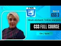 CSS tutorial 2024 Understanding Block vs Inline Elements Div and Span