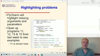 Python 05-6 Debugging - Other useful features