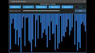 Sorting Algorithm Visualizer in python