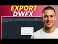 How to Export DWFx Files in AutoCAD