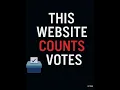 What If Elections Were Online HTML CSS JS Voting Website