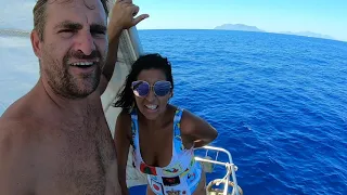 Mexicana navegando a vela en el mediterráneo – familia en velero (Ep. # 43)