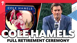 Cole Hamels FULL retirement ceremony Phillies Pregame Live