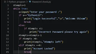 Python Password Checker Using While Loop Beginner Python Project