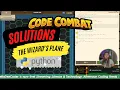 CodeCombat Python The Wizard s Plane