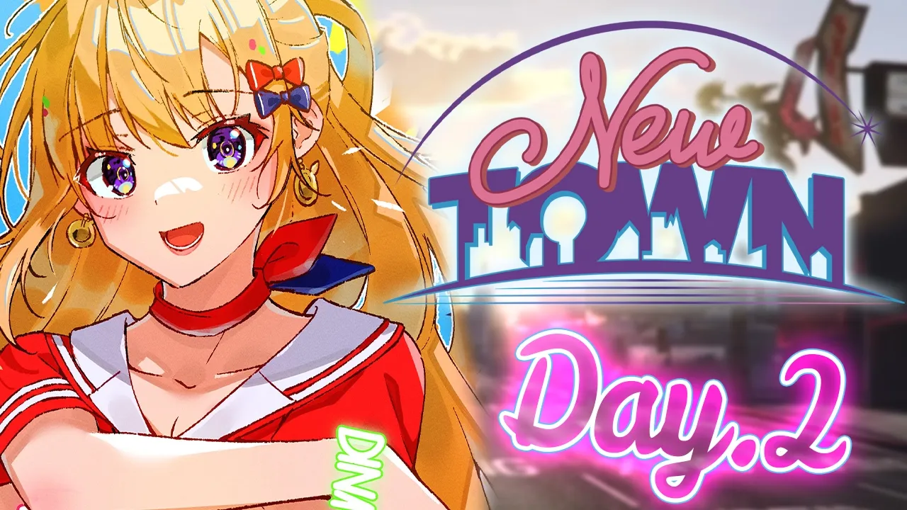 【GTA5│NEW TOWN】Day2 街ブラ散歩【アキロゼ/ホロライブ】