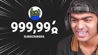Hitting 1,000,000 Subscribers Live