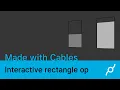 Interactive rectangle op tutorial