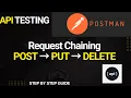 How APIs Talk to Each Other Postman Chaining Explained POST PUT DELETE Part 17
