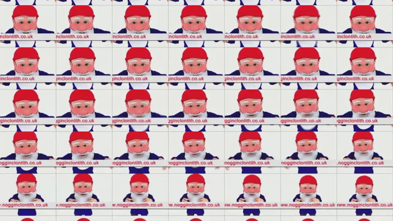 You've Been Gnomed but it's at 49 different speeds and they sync to "Gnomed"