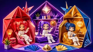 ¡CONSTRUIMOS EL REFUGIO DEFINITIVO DE K-POP DEMON HUNTERS! ✨🔥 Manualidades DIY Épicas
