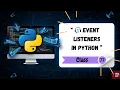 Event Listeners in Python - Interactive Keyboard Demo That Runs Online