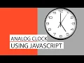 Create Analog Clock using HTML CSS and JavaScript JavaScript Project for beginners